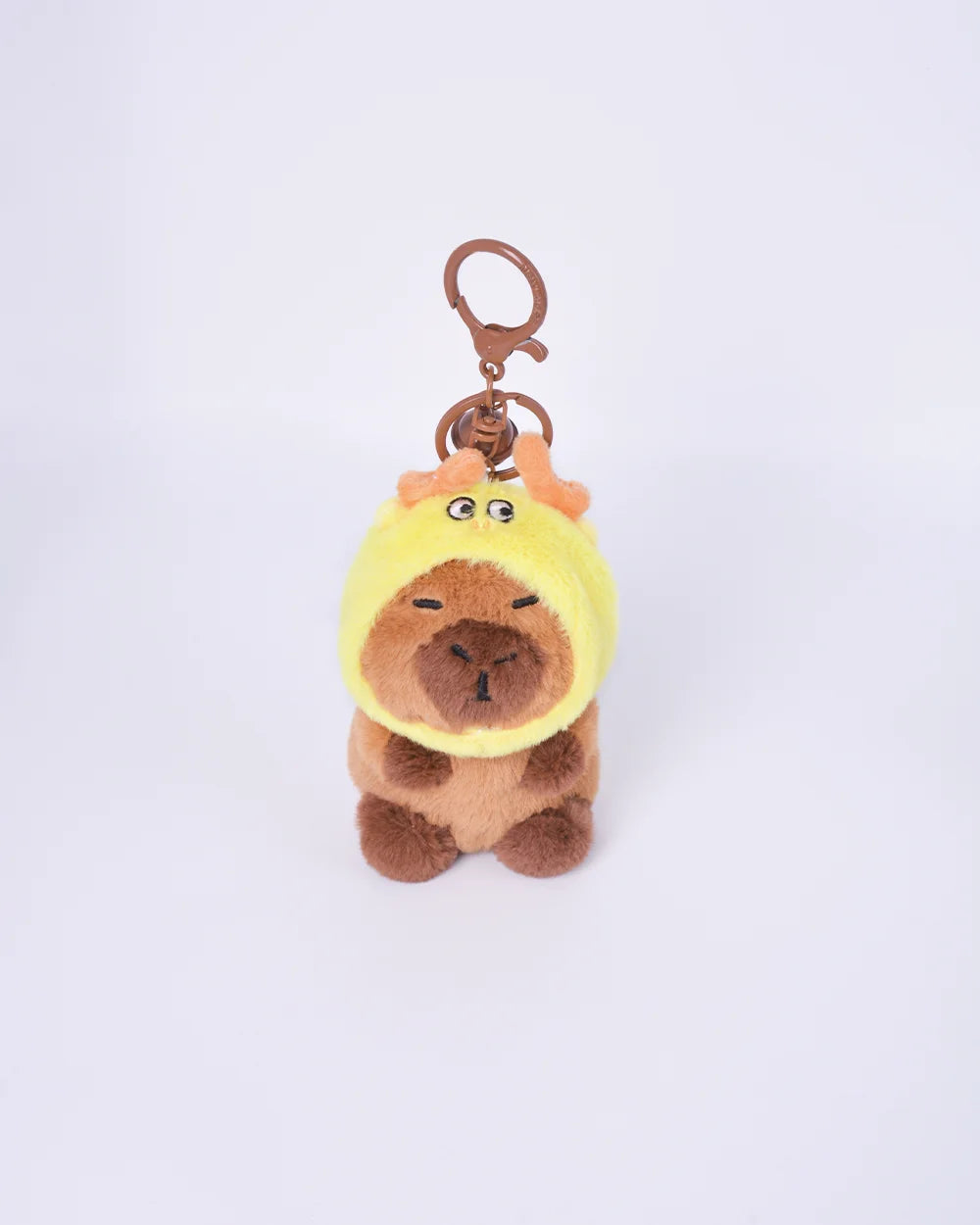Free Sample 2024 NEW Cheap Wholesale Gift Cartoon Custom Keyrings Baby Children Capybara Plush Keychain Toy