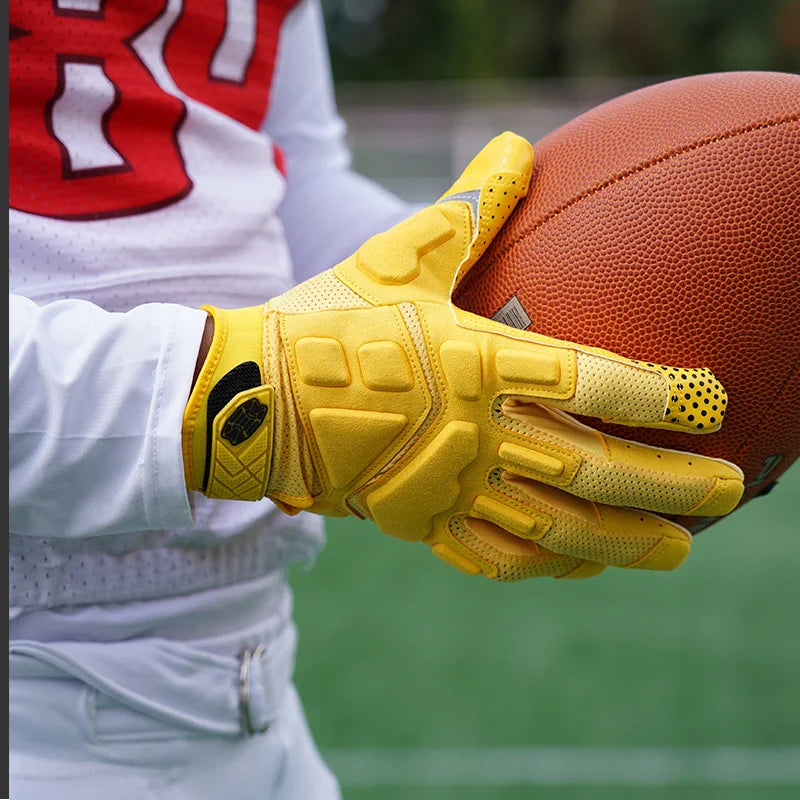 Seibertron G.A.R.G 2.0 Adult Ultra-Stick Football Sports Receiver Gloves Patented Gel-Filled Anti-Impact Gloves