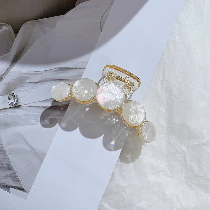 Fashion Hair Accessories Hair Clips for Women Elegant Solid Color Claw Clip Girls Hair Clips Hair Barrettes Clip Hair Headwear