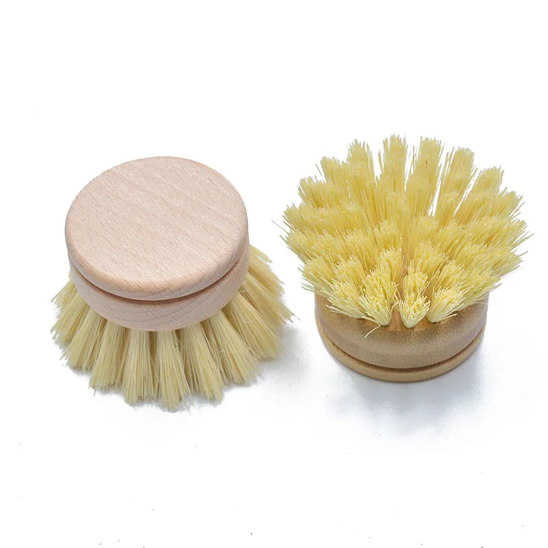 Kitchen Cleaning Brush Tool Clean Wash Brush Bamboo Dish Washing Brush Pan Pot Cleaner Kitchen Brush For Dishes Cleaning Tools