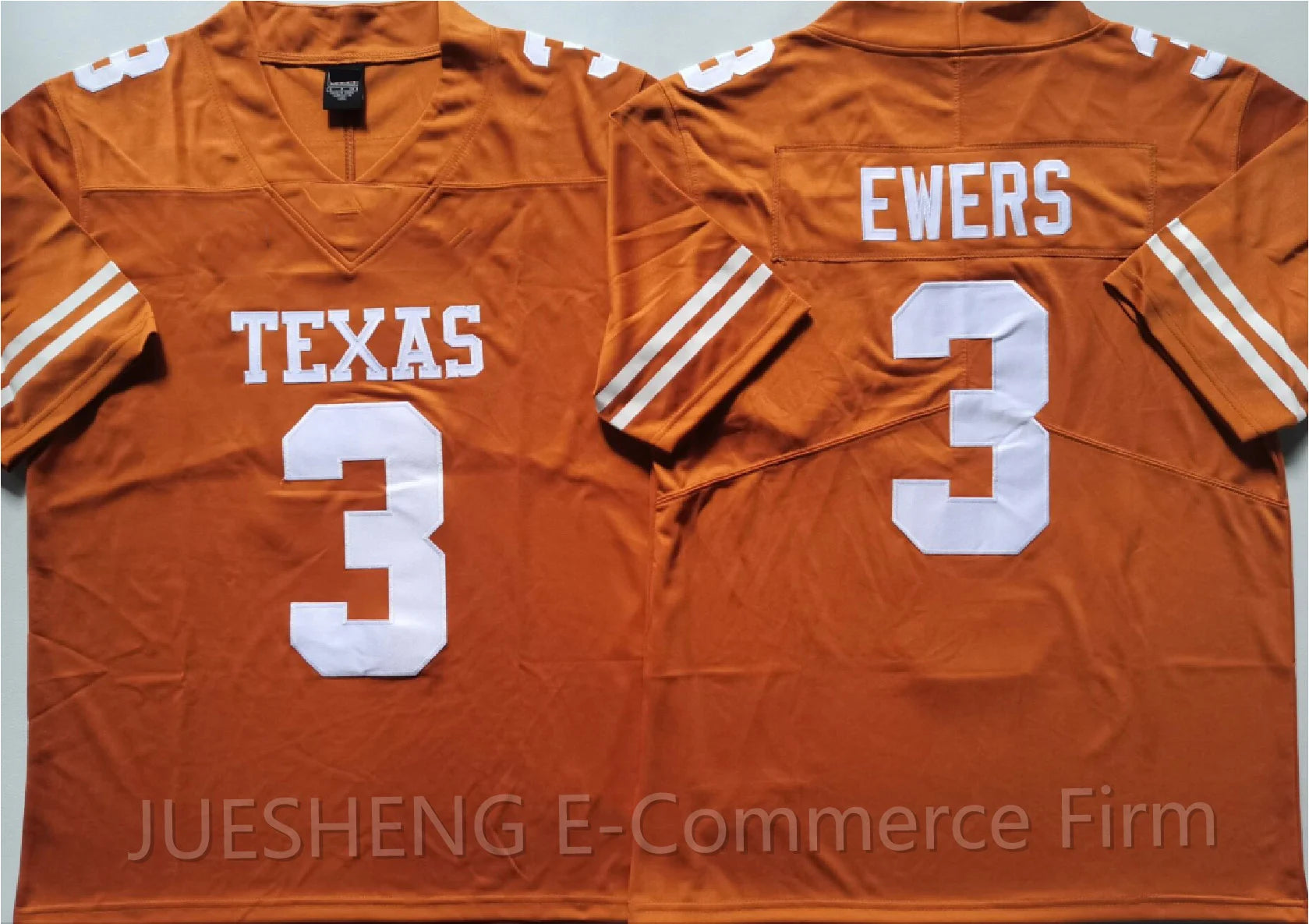 Wholesale Top Quality Texas College American Football 16#Manning  3#EWERS  American Football Stitched Jerseys