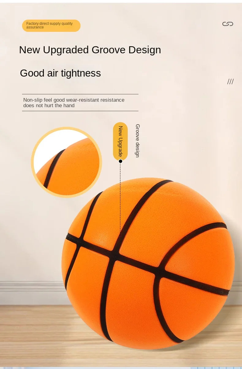 Custom Mute Ball for Sports Training Noiseless Silent Balls with Elasticity for Football & Basketball Equipment