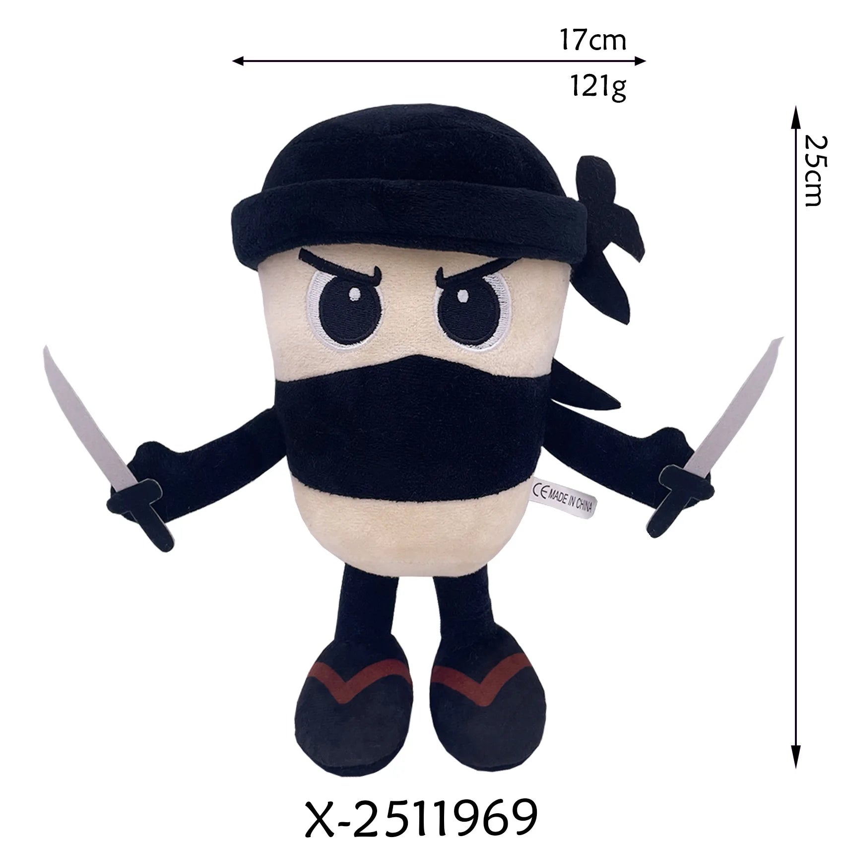 2025 New Italian Brainrot Tung Sahur Plush Toy Tralalero Tralala Shark Meme Stuffed Doll | Fun and Cute Plush Toy