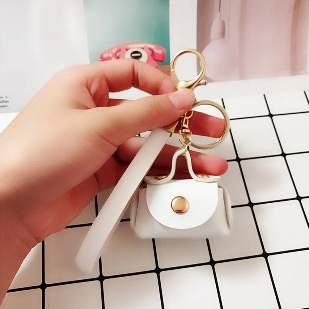 Gifts Women Car Accessories Lovely Creative Bag Keychains Keyring Mini Bag Purse Pendant