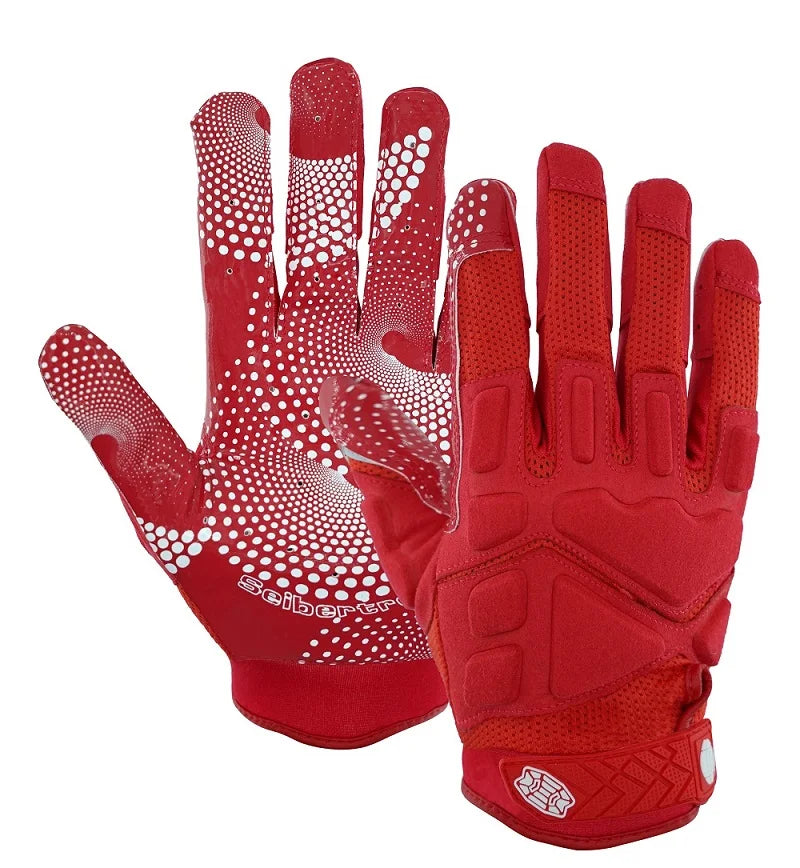 Seibertron G.A.R.G 2.0 Adult Ultra-Stick Football Sports Receiver Gloves Patented Gel-Filled Anti-Impact Gloves