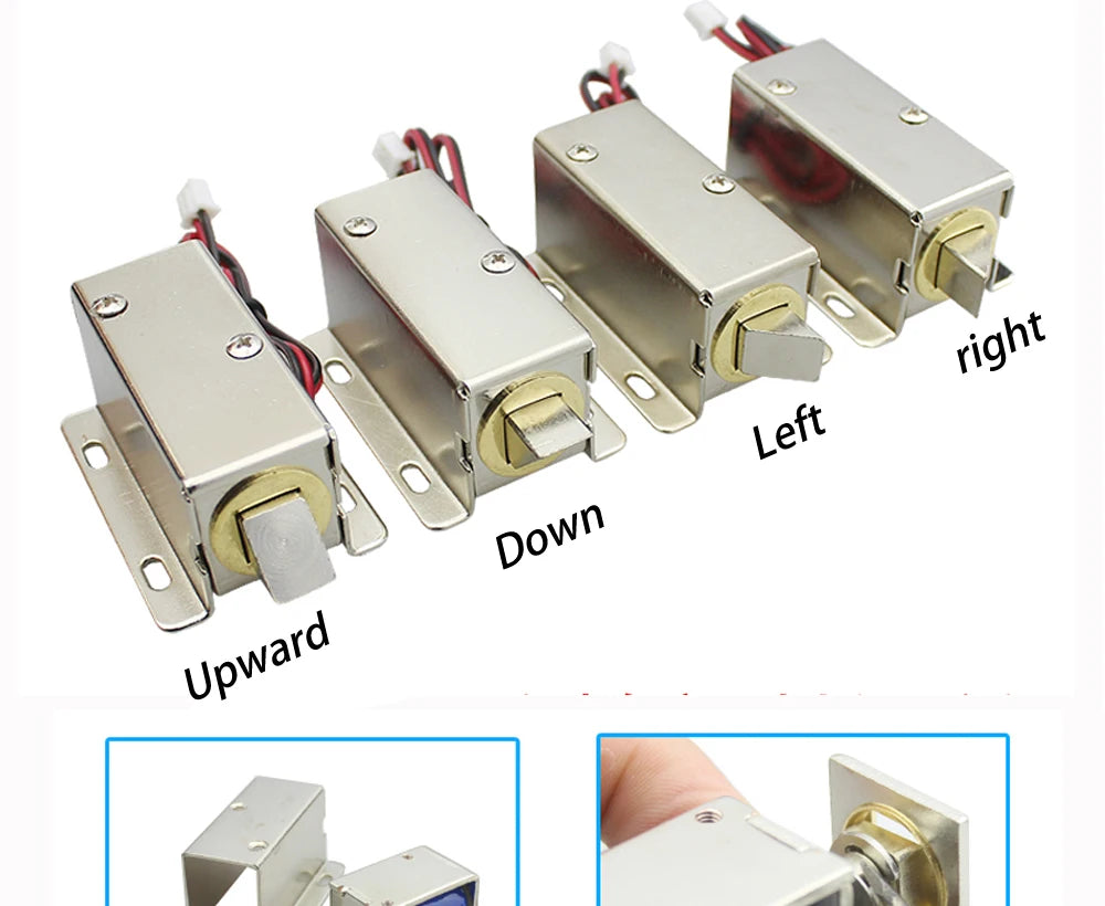 DC12V/24V  Small Electromagnetic Lock LY03 Electrical Control Cabinet Drawer Locking Smart Automatic Lock Home Improvement