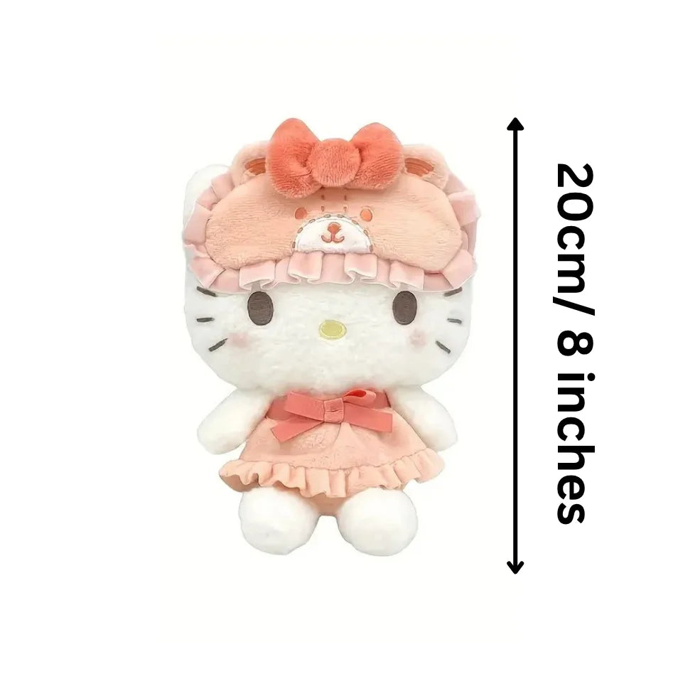 US 3-5 Days Fast Delivery 8 Inch Sanrios Hellokitty Plush Toy, Princess Hellokitty Stuffed Animal,, Cuddle Huggable Plush