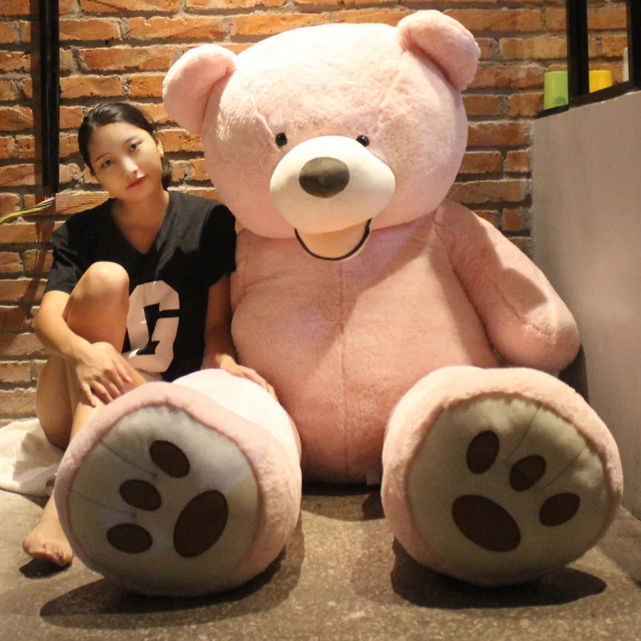 Giant Bear Skin Huge Teddy Big Animals Peluche Bear Comfortabling Super Quality Soft Toys for Girl Huge Size 80cm 340cm OEM 1pc