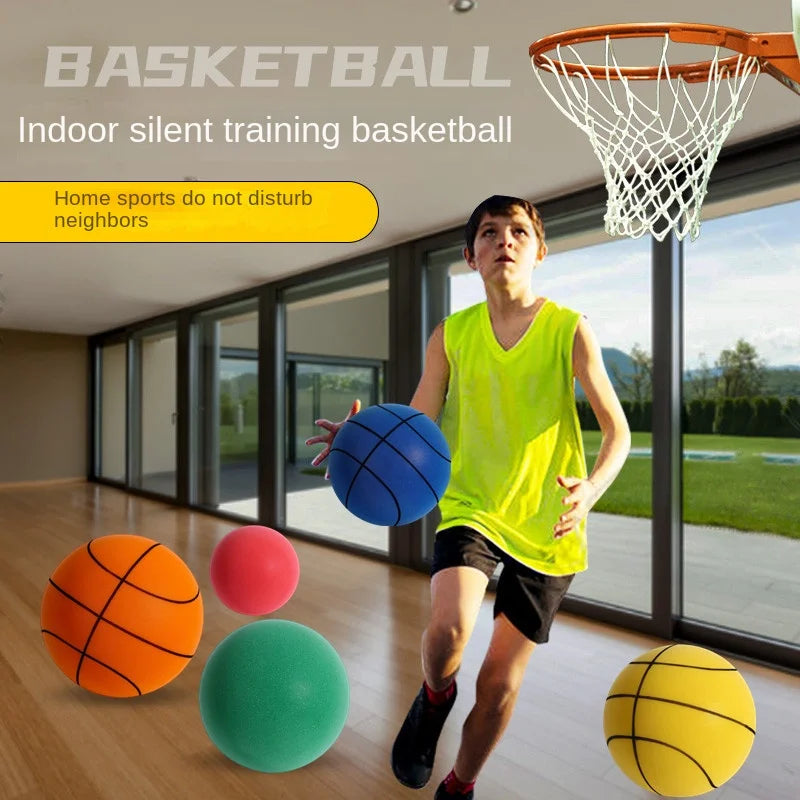 Custom Mute Ball for Sports Training Noiseless Silent Balls with Elasticity for Football & Basketball Equipment