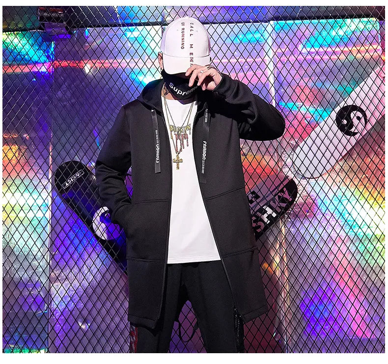 Men's Jacket Fashion Spring Autum Casual Streetwear Hoodie Jacket Men's Overalls Bomber Jacket Mens Windbreaker Coat Man Outwear