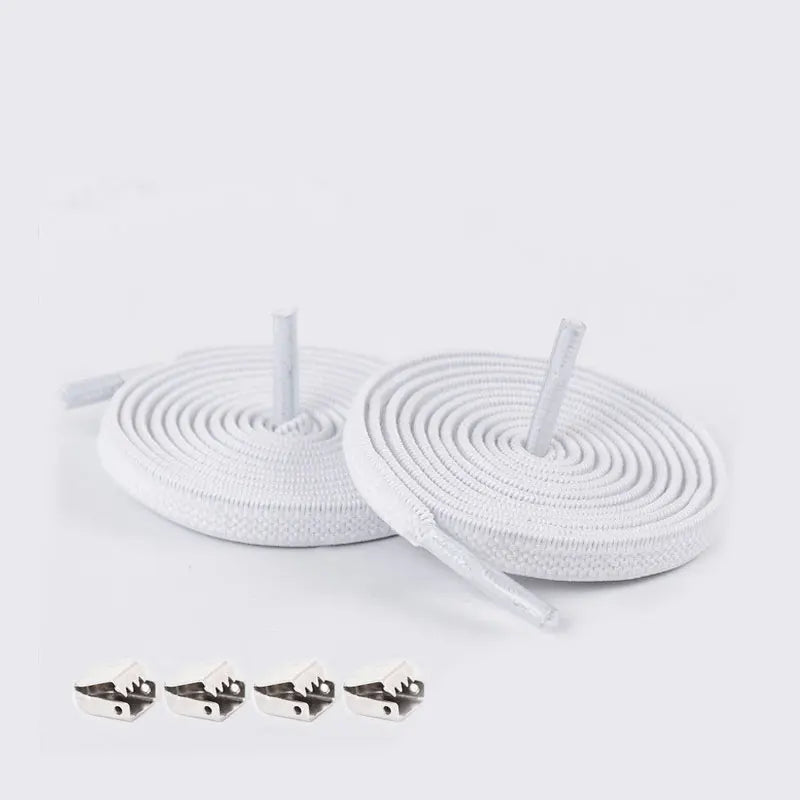 No Tie Shoelaces Elastic Outdoor Leisure Sneakers Quick Safety Flat Shoelace Kids And Adult Unisex Lazy laces