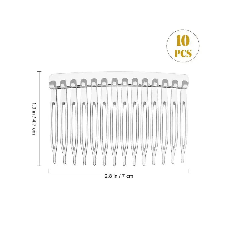 Hair Comb Combs Charms Women Accessories Girls Hair Brushes For Girls Hair Side Combs For Women Clip Teeth Teethed Clips French