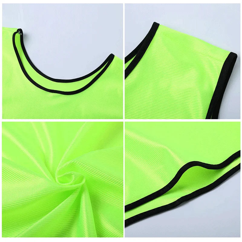 Training Vest for Adult and Child Soccer Teams Football Pinnies Jerseys With Logo Outdoor Sports Bib Soccer Jersey Set