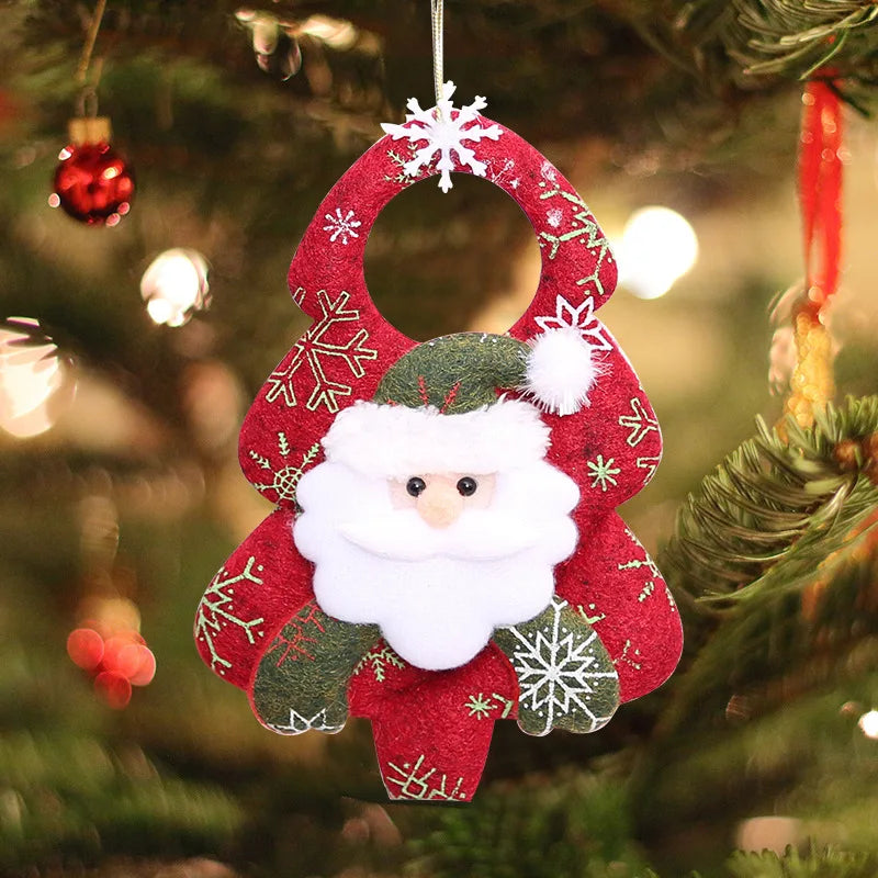 Christmas Decorations for Home Lovely Faceless doll Hanging Pendant Christmas Tree DIY Decor Ornaments Xmas New Year Gifts Kids