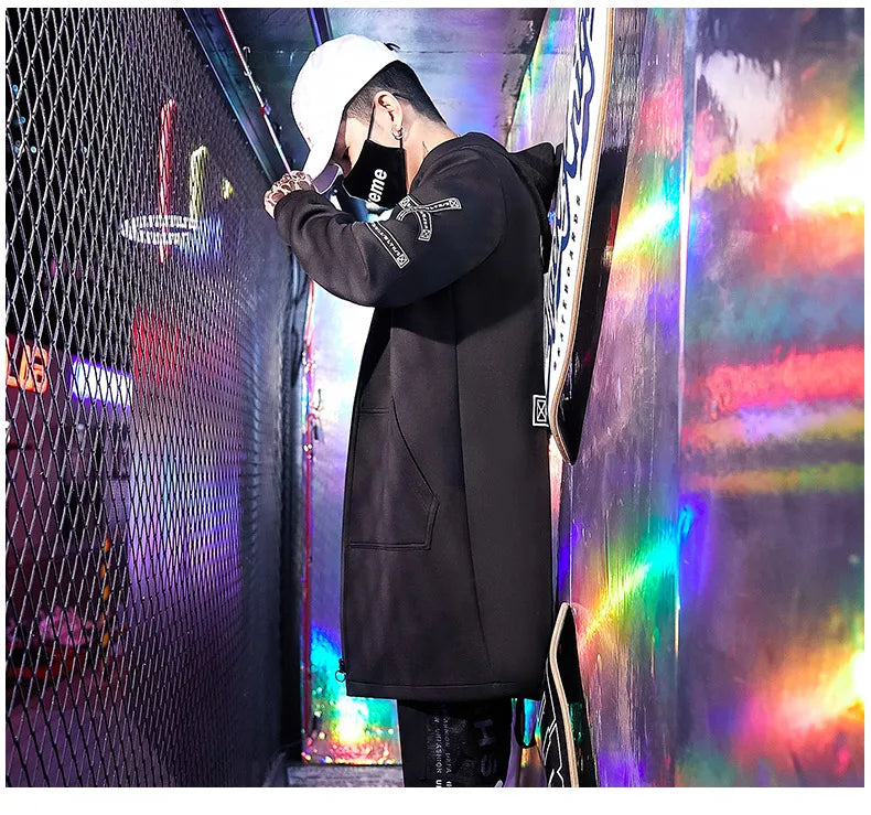 Men's Jacket Fashion Spring Autum Casual Streetwear Hoodie Jacket Men's Overalls Bomber Jacket Mens Windbreaker Coat Man Outwear