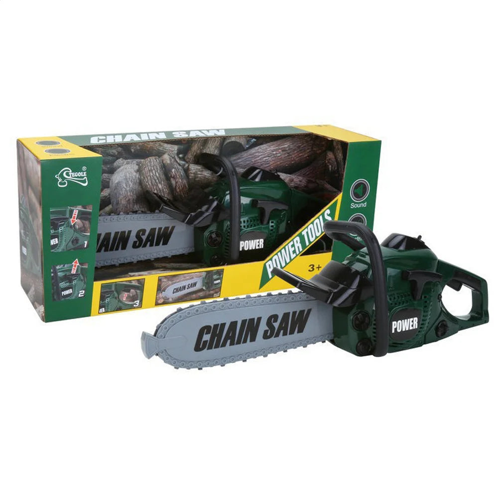 Plastic Toy Mold Maker Electric Plastic Chainsaw Toy Set for Boys Kids' Tool & Toy Tools the Perfect Choice for Birthday Gifts
