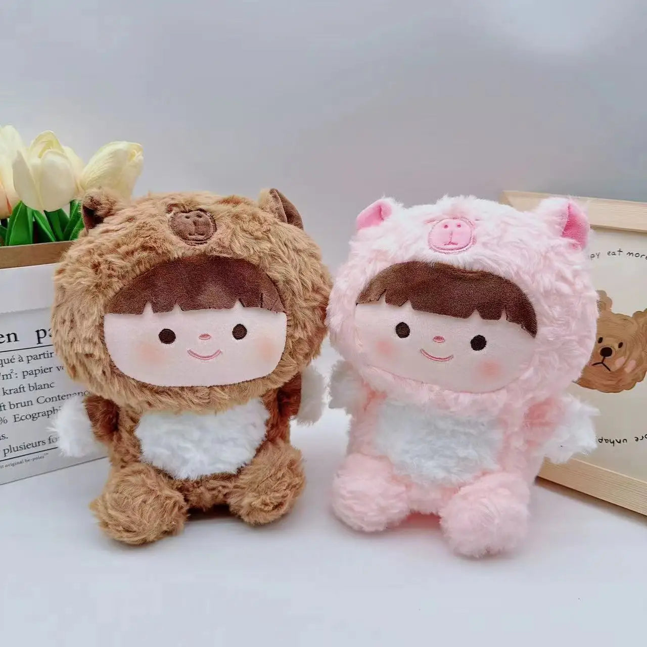 Custom 20CM Super Soft Plush Stuffed Animal Toys PP Cotton Direct Factory From Manufacturer with Mesh Lining for Claw Machine