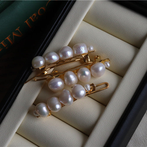 Hair Accessories for Girls Women Hairpins Clips Natural Baroque Freshwater Pearl Elegant Sweet Bridal Ornaments Wedding Gift