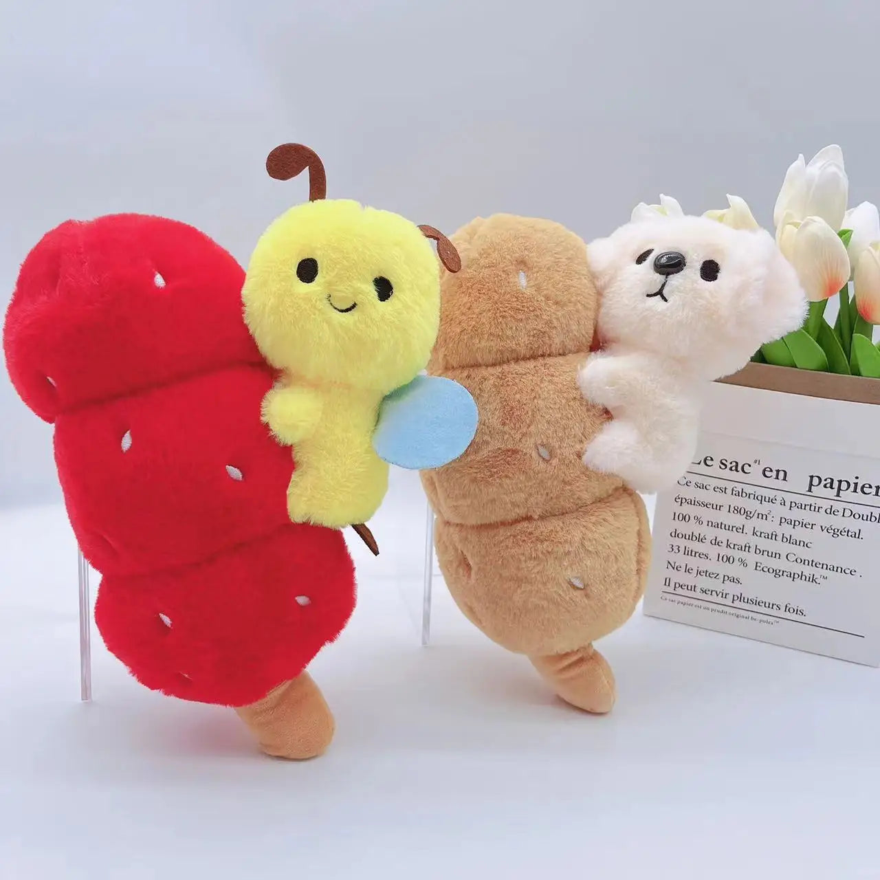 Custom 20CM Super Soft Plush Stuffed Animal Toys PP Cotton Direct Factory From Manufacturer with Mesh Lining for Claw Machine