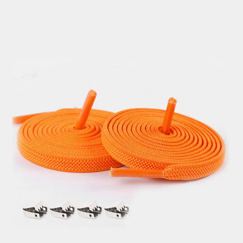 No Tie Shoelaces Elastic Outdoor Leisure Sneakers Quick Safety Flat Shoelace Kids And Adult Unisex Lazy laces