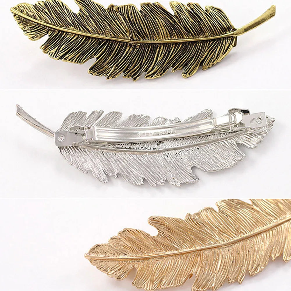 Fashion Gold Hairpin Women Girl Hair Clip Pin Barrette Clasp Accessories for Hair Buckle Women Girls Hairclip Headdress Headwear