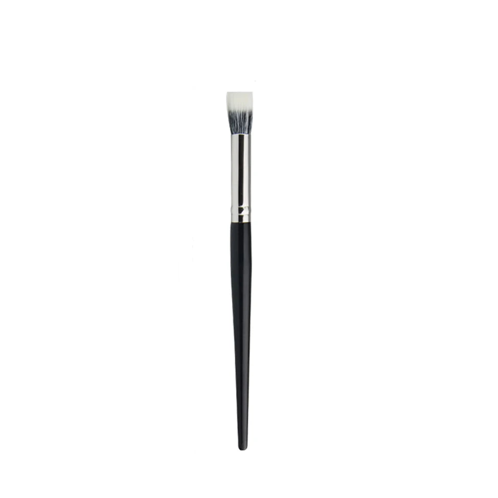 Bethy Beauty Large Angled Makeup Brush Stippling Brush Blush Brush For Contouring Sculpting Highlighting Blending Buffing