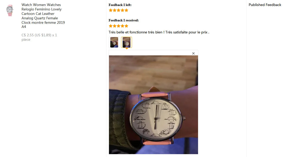 Watch Women Watches Relogio Feminino Lovely Cartoon Cat Leather Analog Quartz Female Clock Montre Femme 2021 Student Minimalist