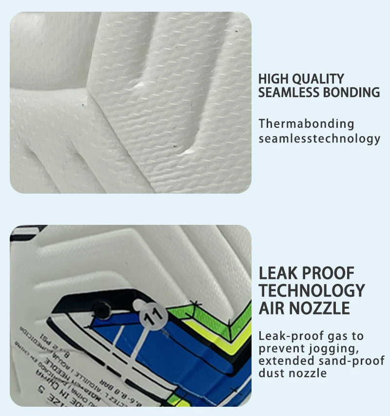 High-end PU Material Print Laminated Soccer Ball Thermal Bonding Football Accessories Training Official Match Football