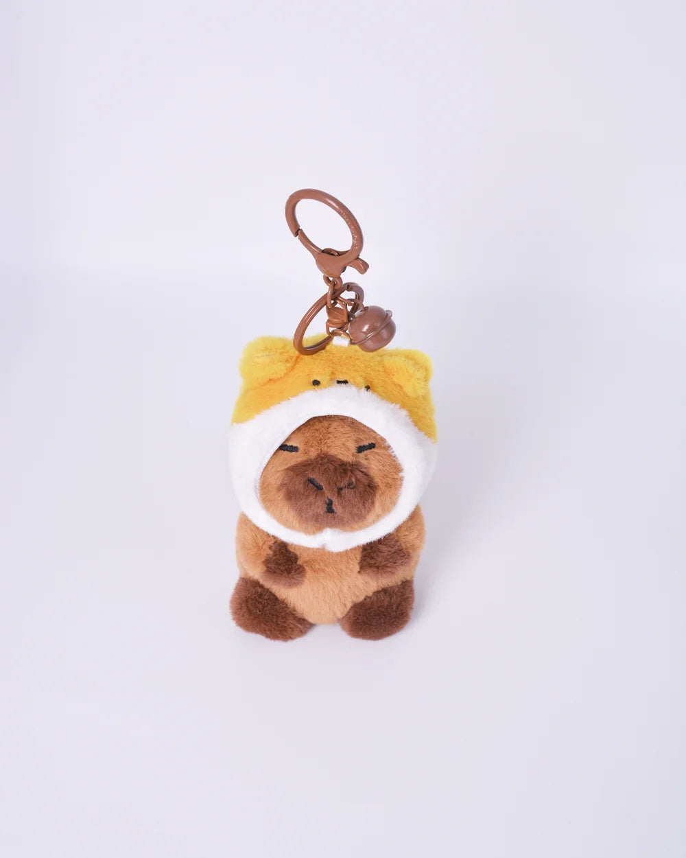 Free Sample 2024 NEW Cheap Wholesale Gift Cartoon Custom Keyrings Baby Children Capybara Plush Keychain Toy