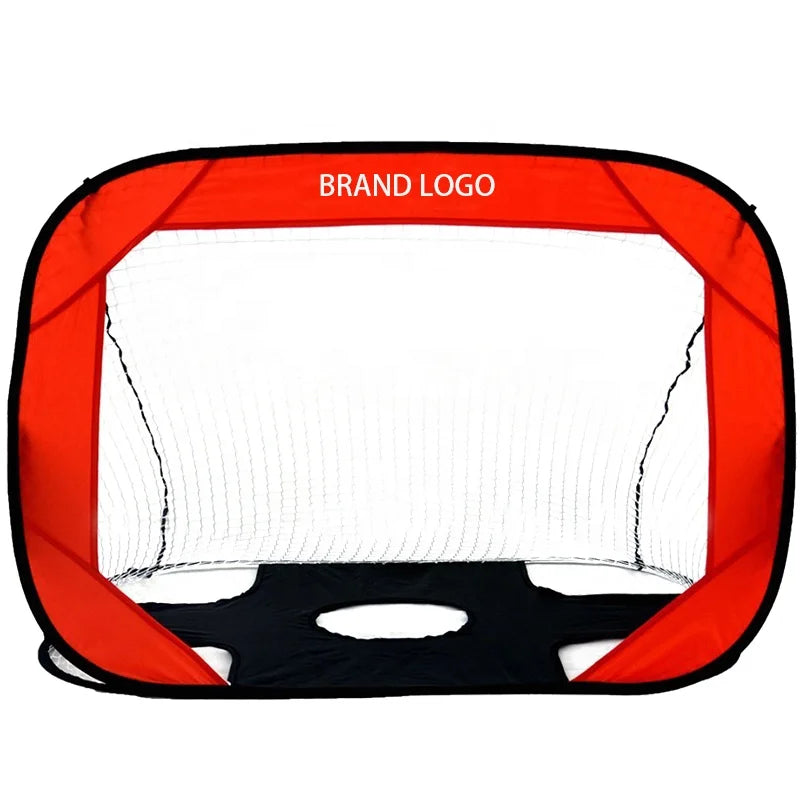 High Quality 2-in-1 Pop up Soccer Goal and Target Portable Mini Football Goal with Carry Bag for Training and Sports