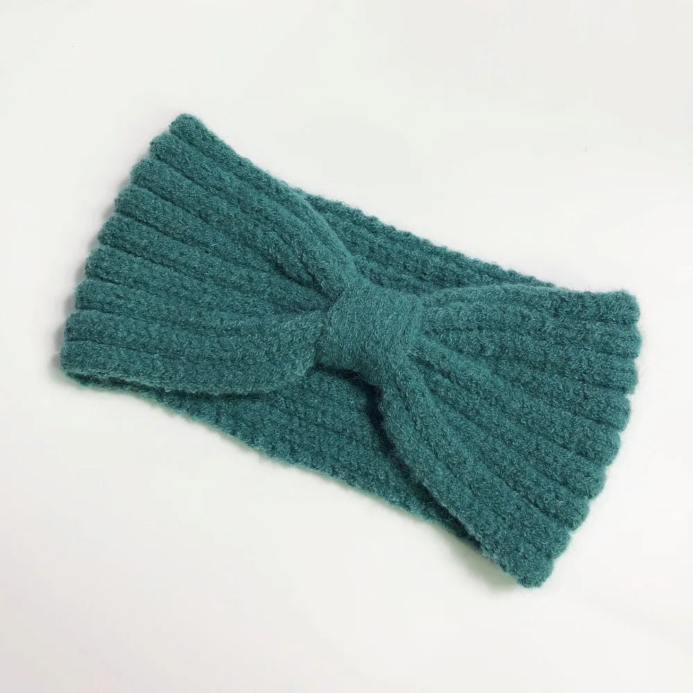 Winter Warm Headband for Women Woolen Knitting Headbands Wool Knitted Elastic Headband Headwear Girls Hair Band Hair Accessories