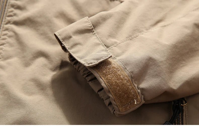 Outdoor Men's Hiking Jackets Hooded Waterproof Windbreaker Winter Coat 2022 Casual Jacket Tactics Military Cloak Techwear