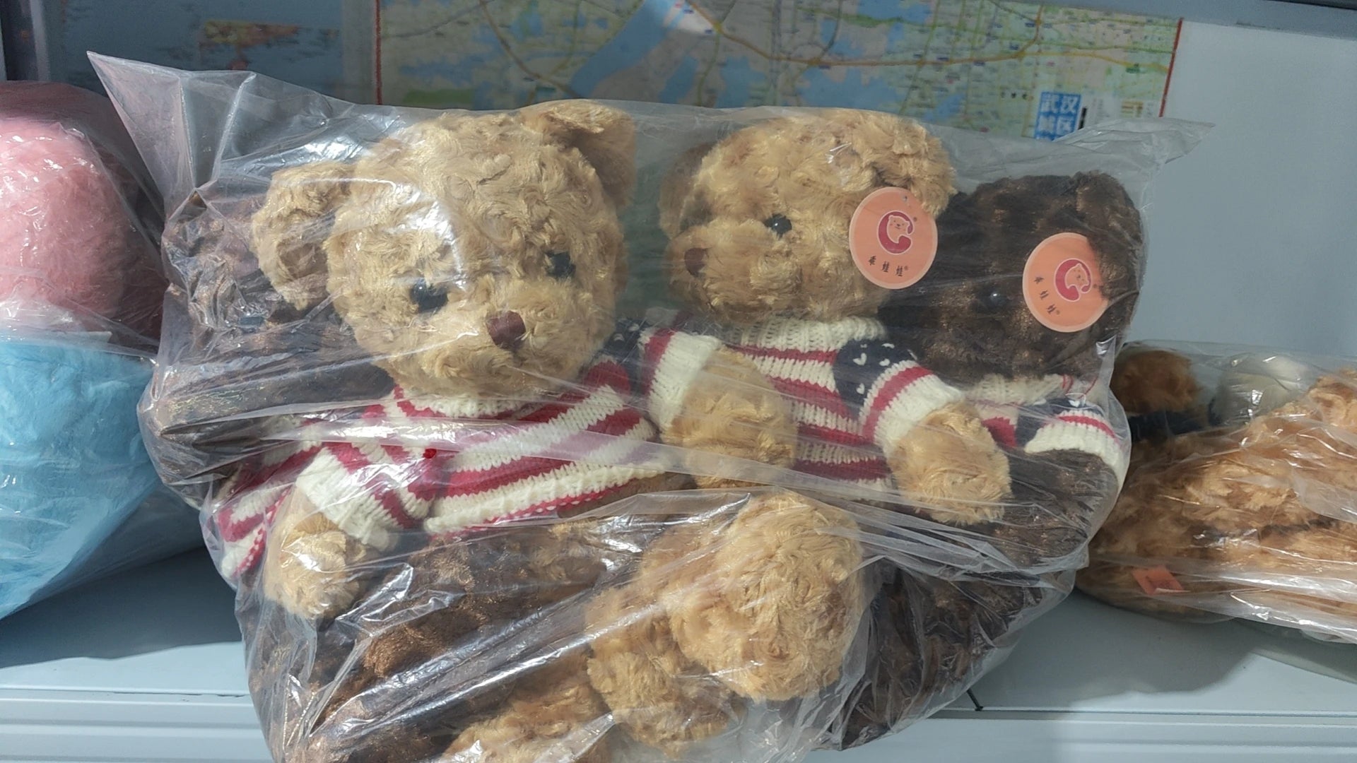 30cm Animal Bear With Clothing Plush Toys Customized Logo Teddy Bear Plush Toys