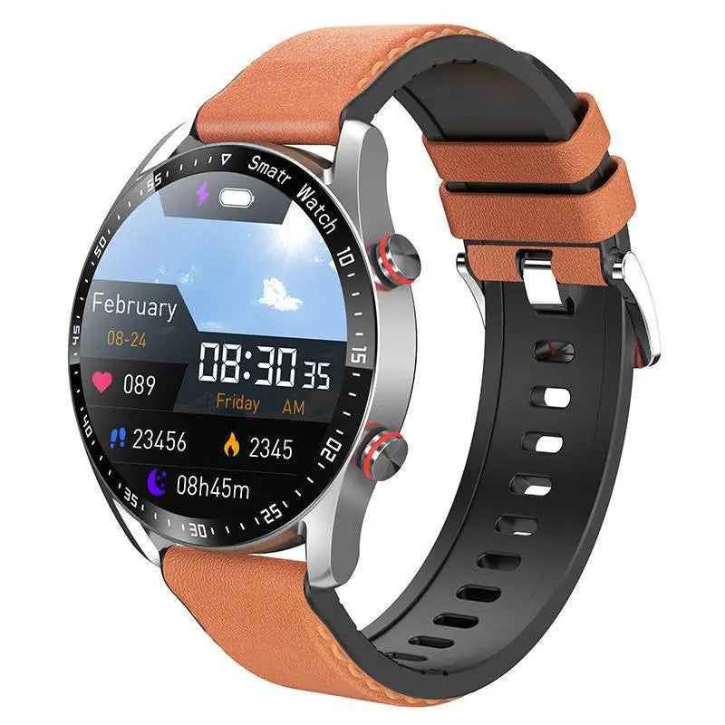 Steel Strap Smart Watch HW20 Men ECG+PPG Waterproof BT Call Heart Rate Monitoring Message Reminder Sports Smartwatch