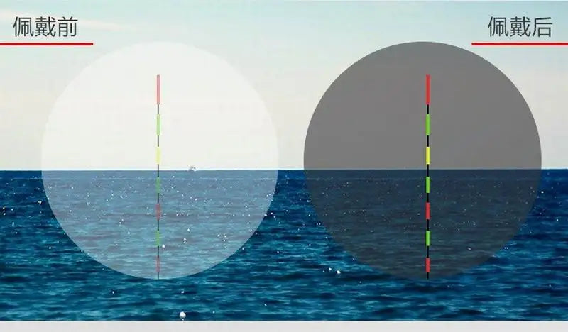 SU01 Fishing Sunglasses with Cap Clip Anti-UV Polarized Wine, Yellow, Gray, Black, Dark Green Coffee especially for Wore Glasses