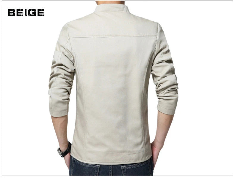 MRMT 2025 Brand Men's Jackets Collar Cotton Washed Overcoat For Male Slim Casual Men Jacket Man Coat Outer Wear Clothing