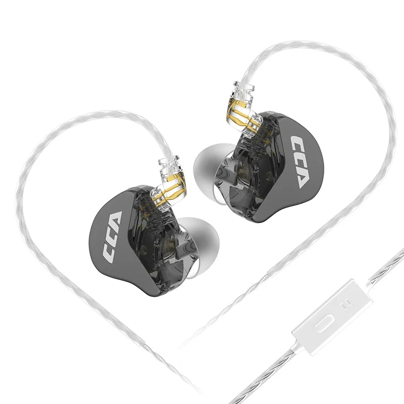 CCA CRA Hanging In Ear Wired HiFi Headset Monitor Headphones Noice Cancelling Sport Gamer Earbuds Earphones KZ ZEX Pro NRA CA4