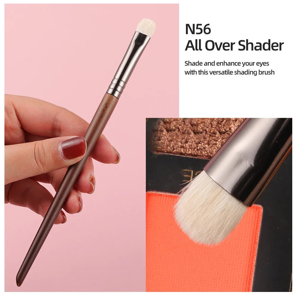 BETHY BEAUTY 1 PC Goat Hair Highlight Brush Blusher Blender Makeup Brushes Powder Blending Soft Make Up Tools for Face Cheek