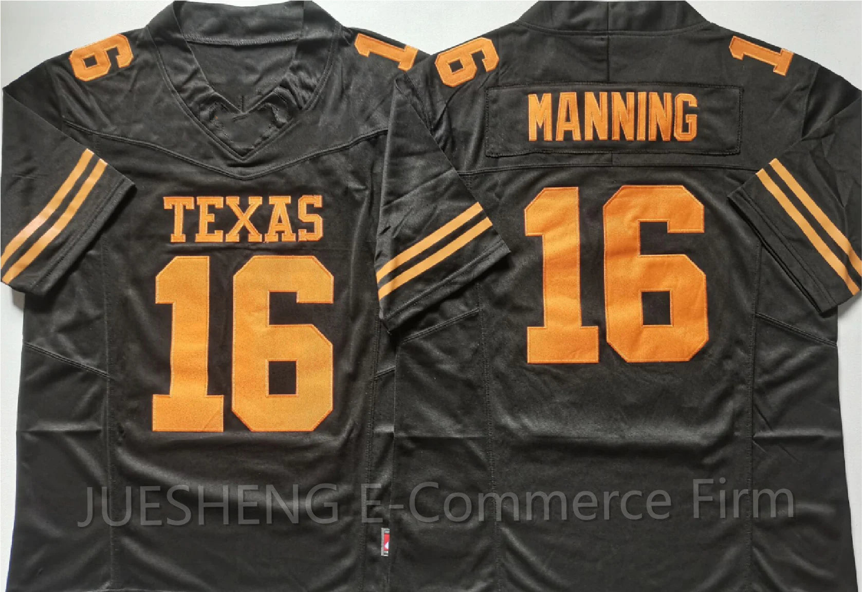 Wholesale Top Quality Texas College American Football 16#Manning  3#EWERS  American Football Stitched Jerseys