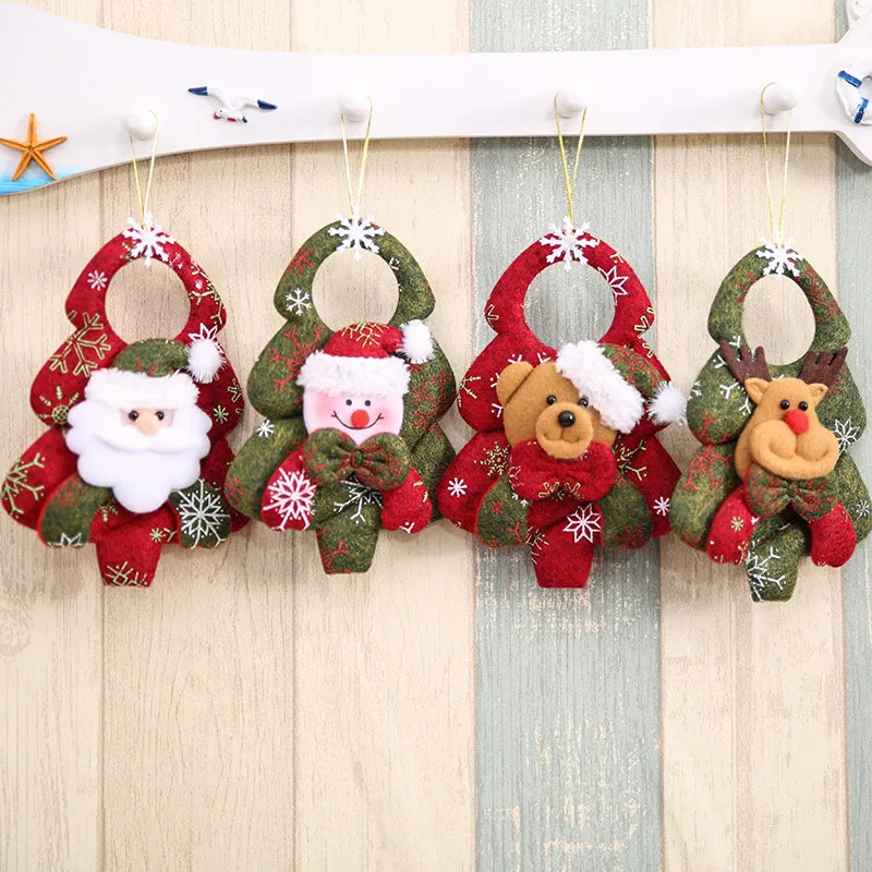 Christmas Decorations for Home Lovely Faceless doll Hanging Pendant Christmas Tree DIY Decor Ornaments Xmas New Year Gifts Kids