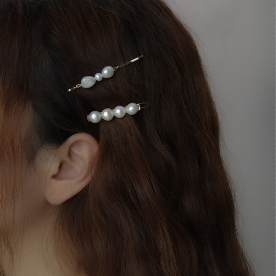 Hair Accessories for Girls Women Hairpins Clips Natural Baroque Freshwater Pearl Elegant Sweet Bridal Ornaments Wedding Gift