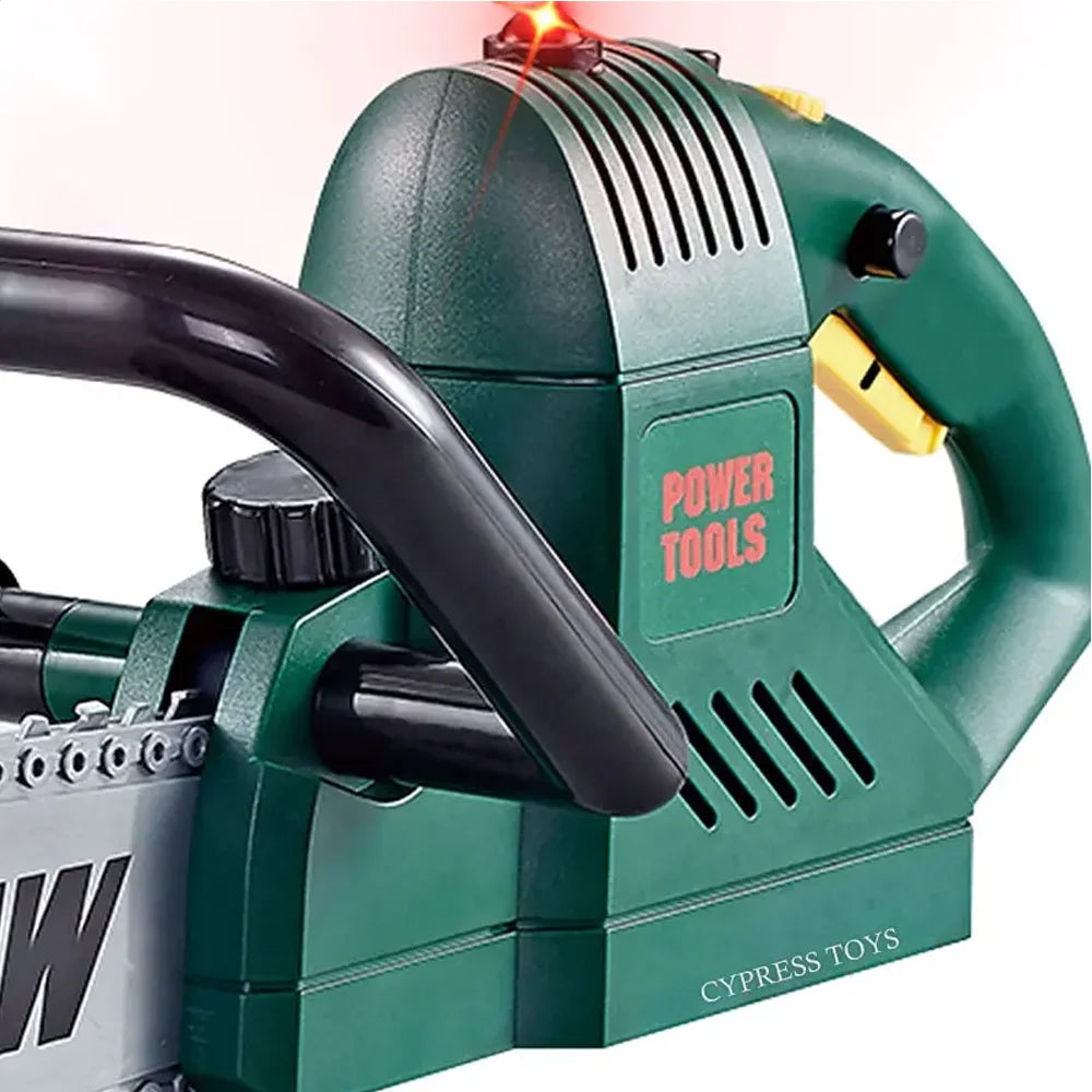 Plastic Toy Mold Maker Electric Plastic Chainsaw Toy Set for Boys Kids' Tool & Toy Tools the Perfect Choice for Birthday Gifts