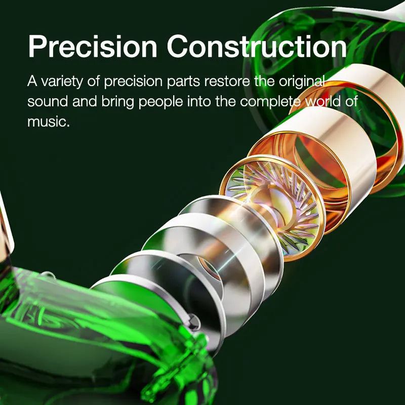 EARDECO HiFi Wired Headphones Heavy Bass In-ear Headphone Headset with Mic Earphone Sport Wire Phone Earbud Headset Stereo