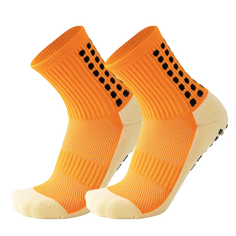 Wholesale Football Grip Socks Soccer Socks Anti Slip Non Slip Grip Pads for Football Basketball Sports Grip Socks