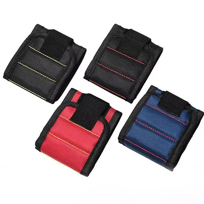 Magnetic Wristband Hand Wraps Tool Bag Adjustable Electrician Wrist Screws Holder Belt Bracelet for Tools and Home Improvement
