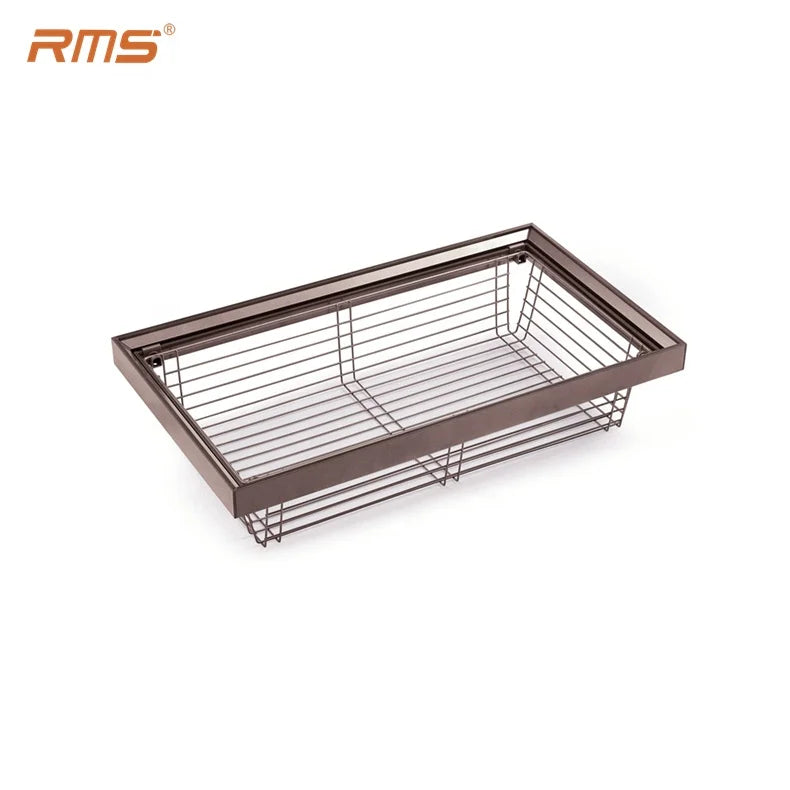 Home Improvement Organizer Systems Pull Out Wardrobe Wire Drawer Basket