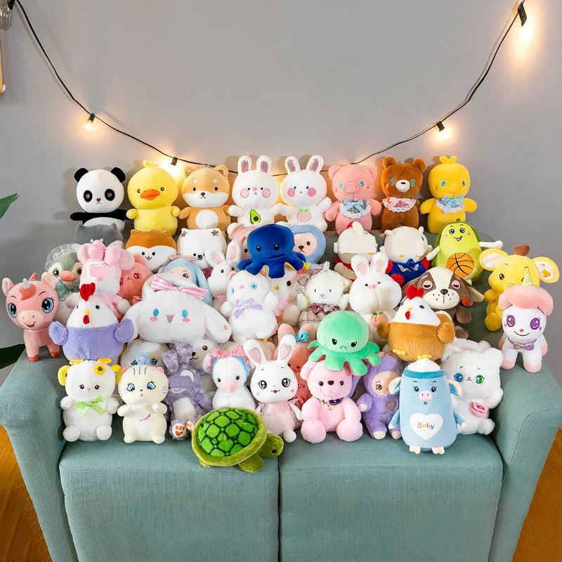 Custom 20CM Super Soft Plush Stuffed Animal Toys PP Cotton Direct Factory From Manufacturer with Mesh Lining for Claw Machine