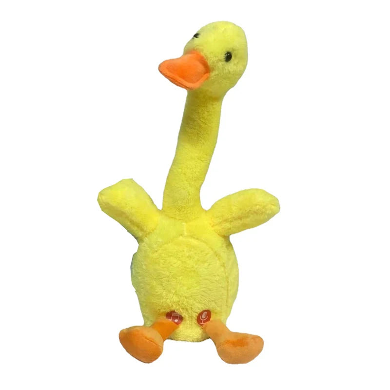 New Product Electric Repeat Twist Duck Learn to Speak Recording Pet Interactive Soft Dancing Plush Toy