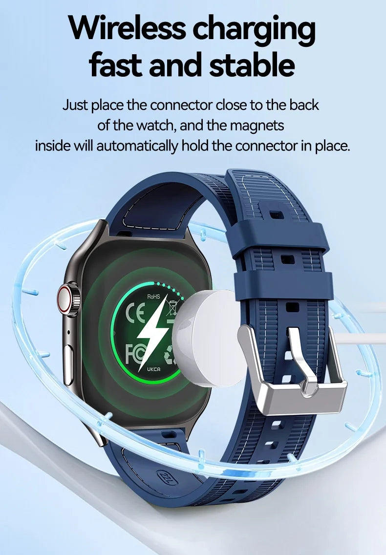 H7 Smart Watch IP65 2.01 IPS  Curved Screen Remote Capture Sleep Monitor Low Price Fashion New Sports Smart Watch  for Men