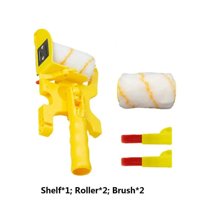 Clean-Cut Paint Edger Roller Brush Edging Tool for Wall Ceiling Home Baseboard Door Trim Painting Paint Rollers Home Improvement